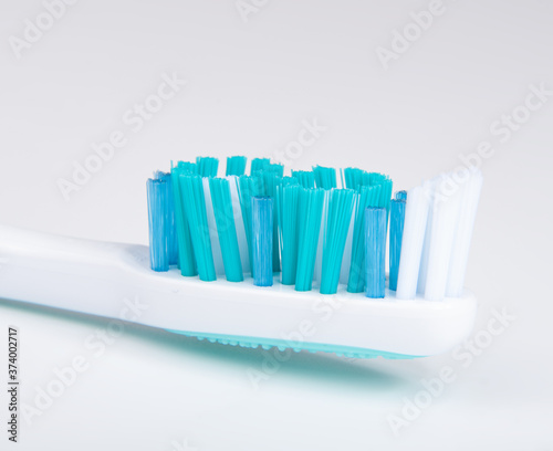 One toothbrush for healthcare on the white background © Liza
