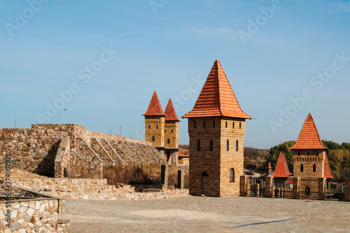 Russia. Kamensk-Shakhtinsky Rostov region. Old Village. The territory of the landscape park "Loga". October 14, 2018