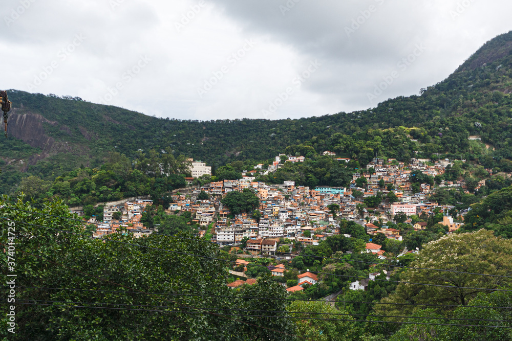 A vlittle village beside to the mountain