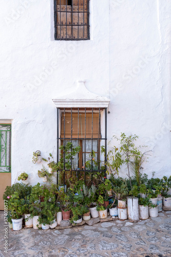Grazalema. Typical white village of Spain in the province of Cadiz in Andalusia, Spain