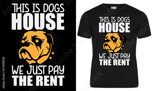 Dog t shirt design