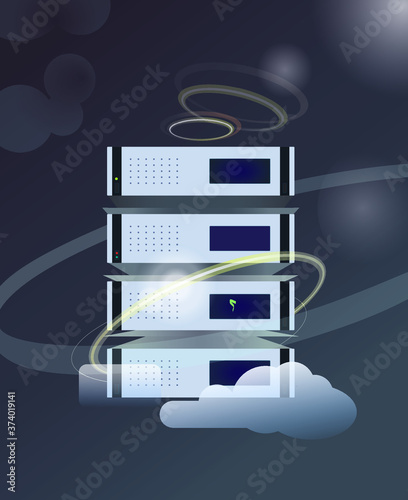 magic hosting storage and background