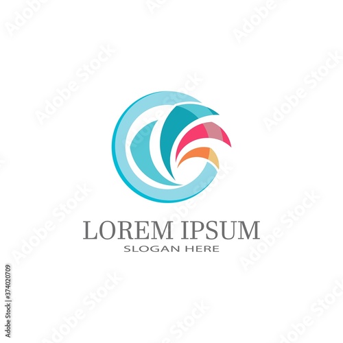  Vector illustration Business Abstract Circle icon
