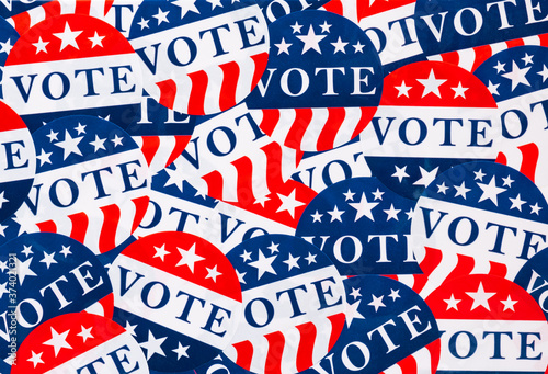 Foto Vote sticker background