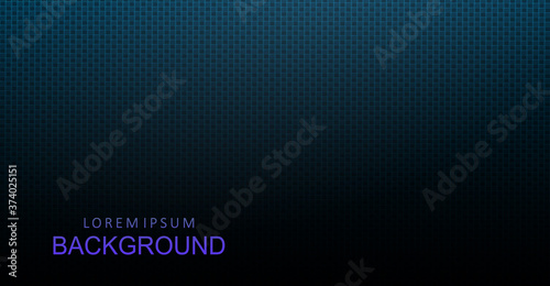 Abstract dark blue design, powerful gradient, small squares texture effect