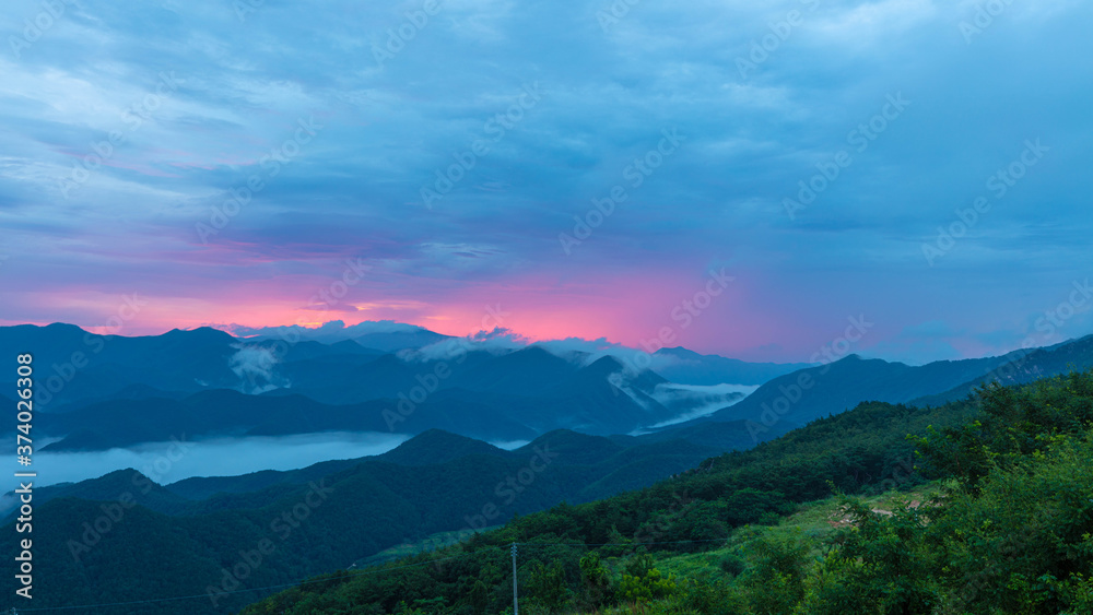 Fototapeta premium 아침