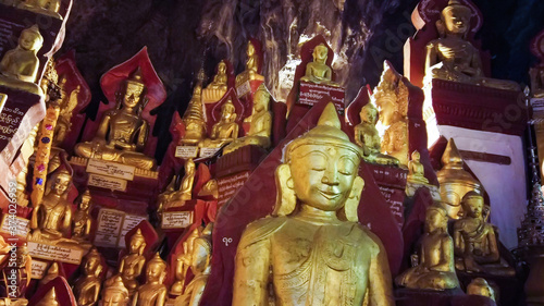 Beautiful ancient Buddhist temples, pagodas and stupas Myanmar Burma