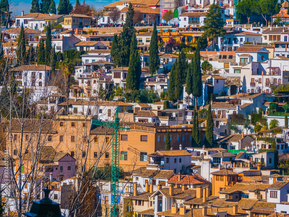 Panoramic view of Granada City