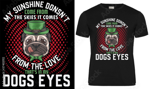 Dog t shirt design