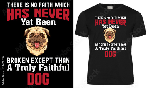 Dog t shirt design