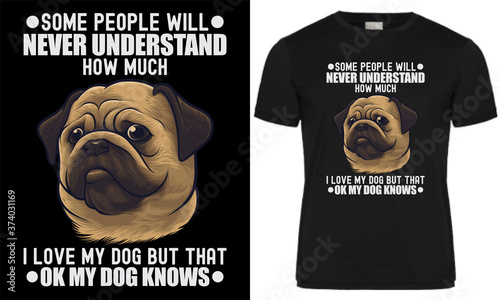 Dog t shirt design