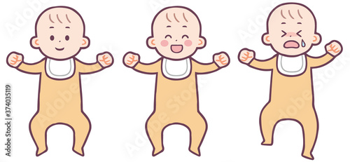 赤ちゃん　表情セット
