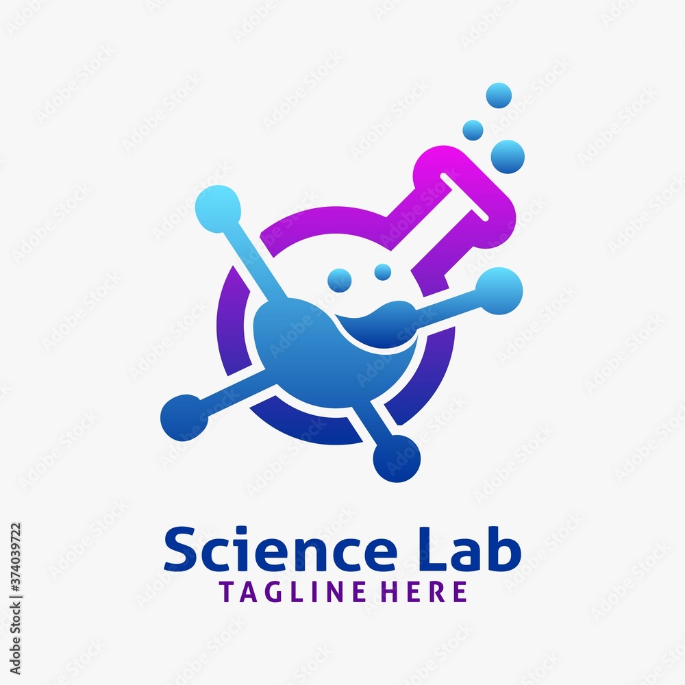 Science lab logo design