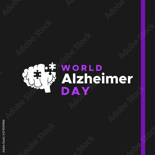 World Alzheimer Day Vector Design Illustration