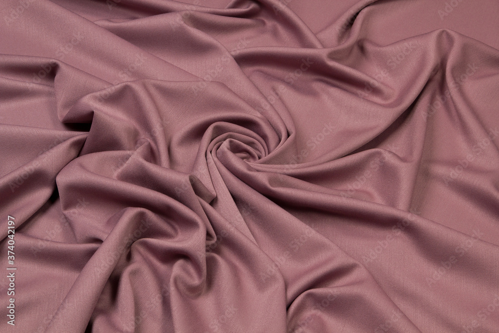 Fabric cotton purple. Cloth purple