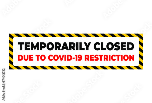 Closed sign
