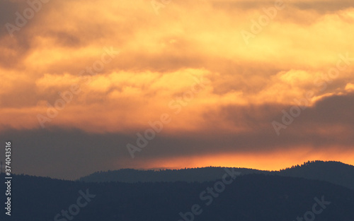 Fires and sunset in the mountains © Mark Minner-Lee, MBA