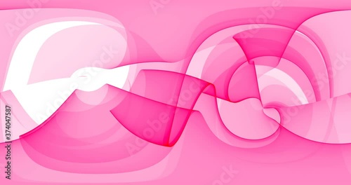 4k 3D animation of rows of colorful pink stripes. The motion background of the geometric pattern. 3D - rendering