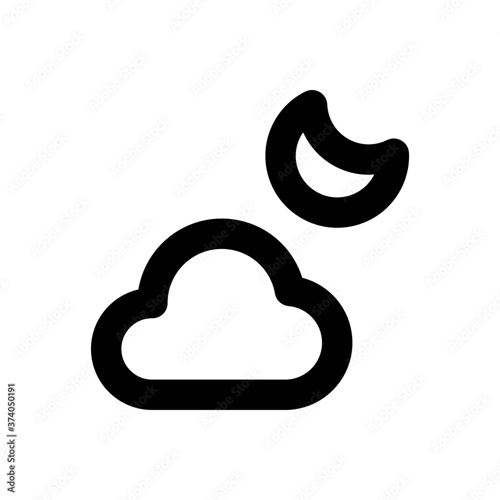 Weather Line Icon - Vector Illustration