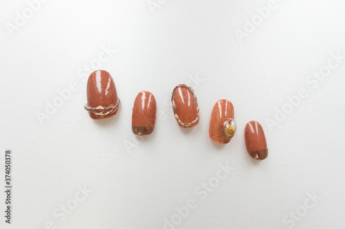 ネイルチップ/ジェルネイル/Gel nail/nail tip sample photo