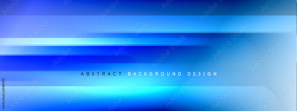 Motion concept neon shiny lines on liquid color gradients abstract backgrounds. Dynamic shadows and lights templates for text