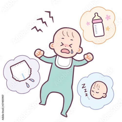 泣く赤ちゃん