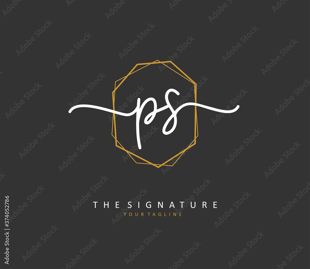 P S PS Initial letter handwriting and signature logo. A concept handwriting initial logo with template element. P S PS Initial letter handwriting and signature logo. A concept handwriting initial logo with template element.