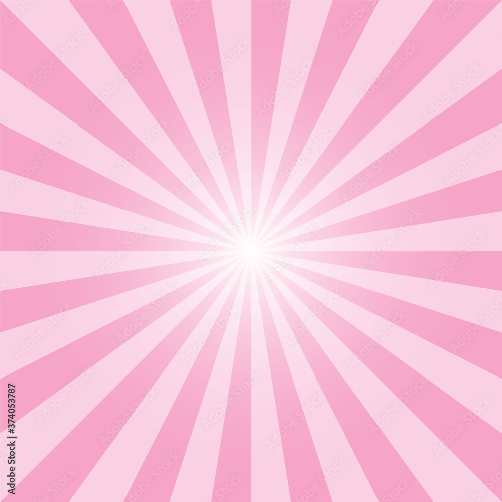 Sunburst recto background template. Burnt orange rectangular recto backdrop. Dark orange sun rays background. Sunbeam background design for various purposes.