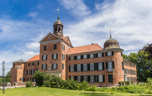 Front view of the historic castle in Eutin, Germany