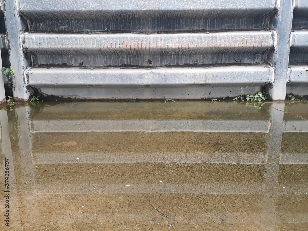 water pipe in the park