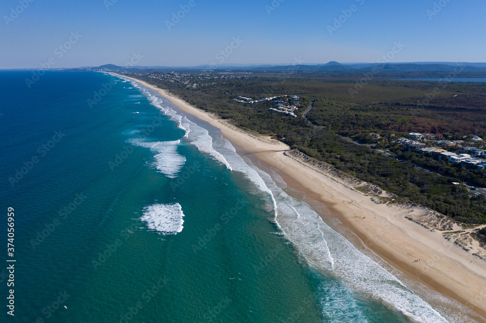 Castaways Beach from the Air Castaways Beach from the Air