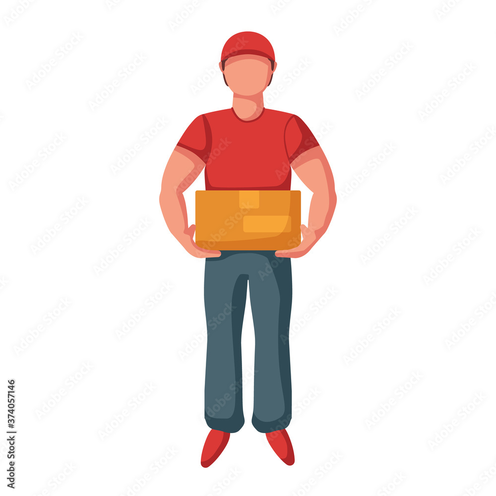 Delivery man box Delivery man box