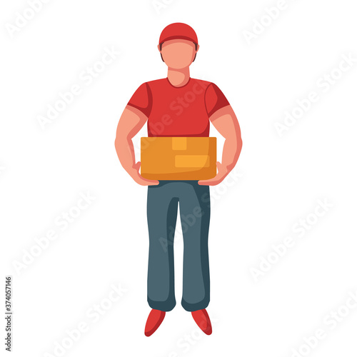 Delivery man box
