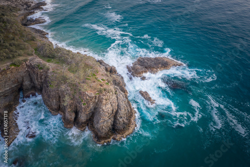 Aerial view of Noosa National Park photo