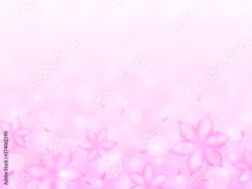 背景 ピンク 花