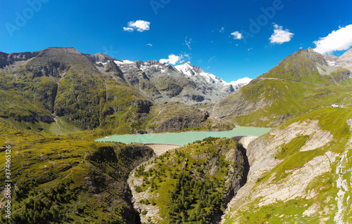Grossglockner panoramic road and melting glacier. You can look here amazing mountains fantastic untouchable nature and historical place. The look out point  got the named after Franz Jozef ceasar © GezaKurkaPhotos