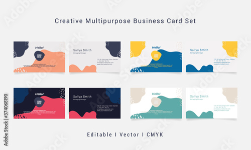 Creative Multipurpose Business Card Set