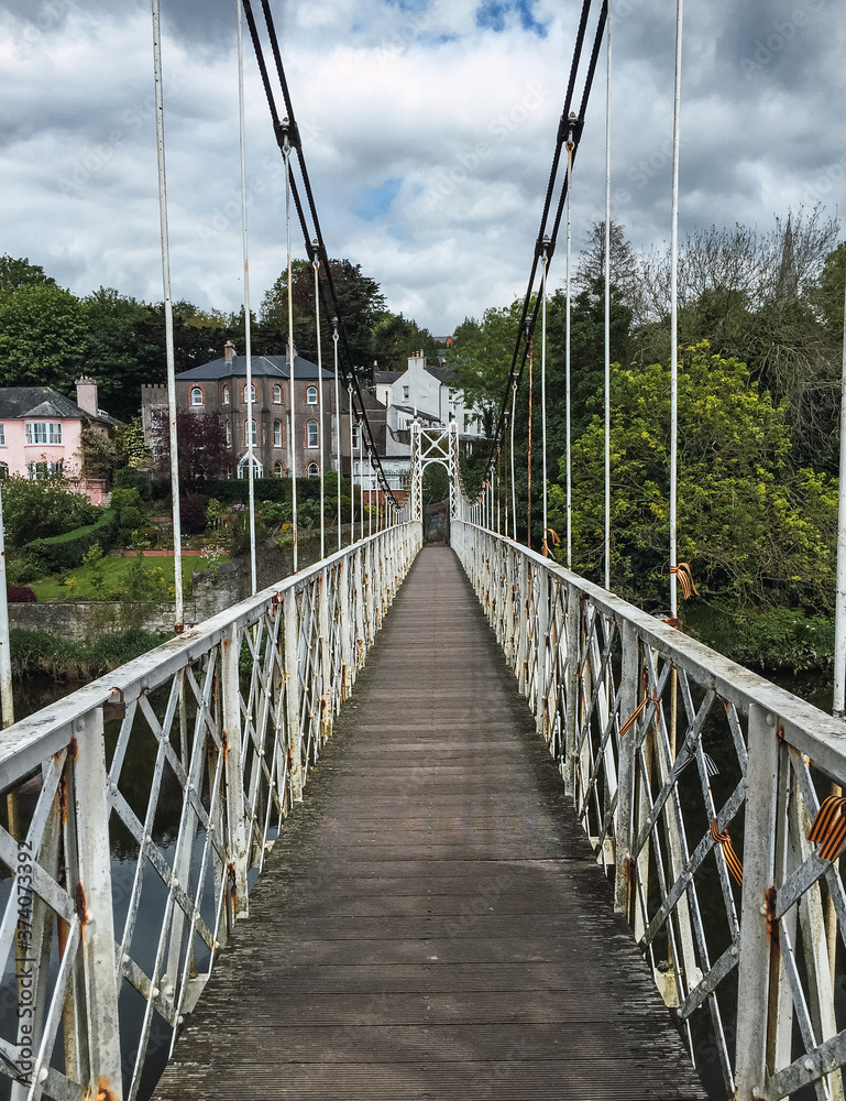 Puente en el río Liffey en Dublín