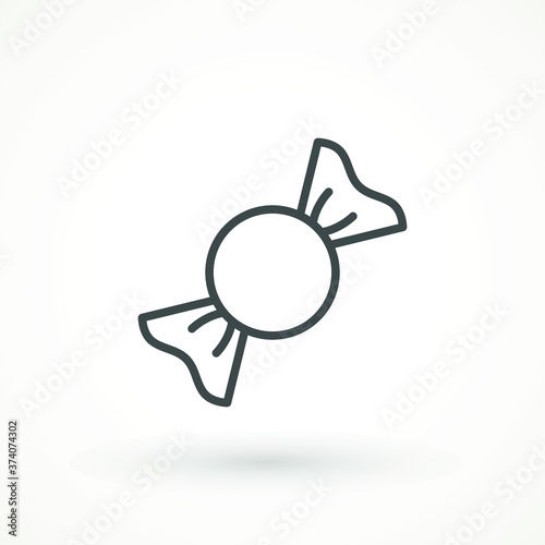 Candy icon. Vector candy icon symbol