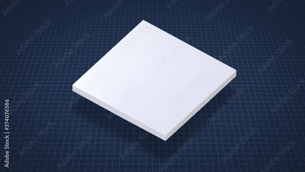 Factory robotic arm on a white square floor, IoT Future technology, 4k animation. Factory robotic arm on a white square floor, IoT Future technology, 4k animation.