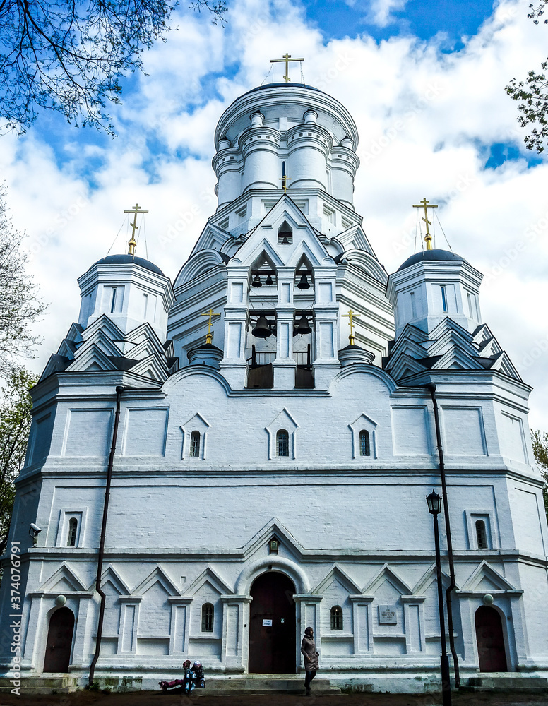 Christian Orthodox Church of Beheading of St. John the Forerunner in Kolomenskoye. Moscow, Russia
