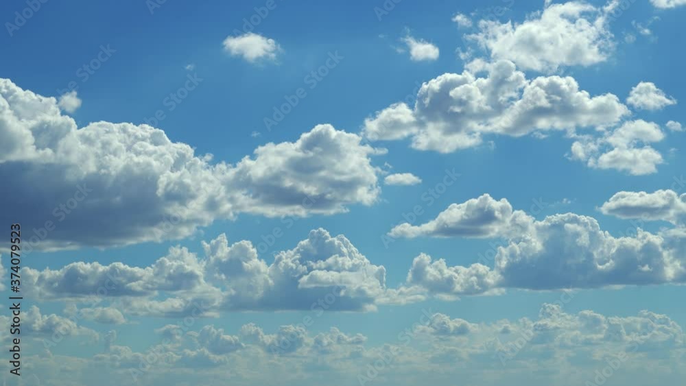timelapse of a bright sky during the day, beautiful clouds as a background