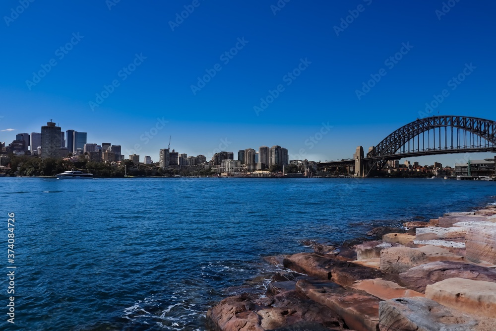 Naklejka premium Beautiful architecture in Sydney CBD NSW Australia