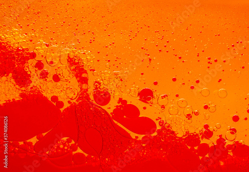 Space or planets universe cosmic abstract background. Abstract molecule atom sctructure. Water bubbles. Macro shot of air or molecule. Biology, phycics or chymistry abstract background