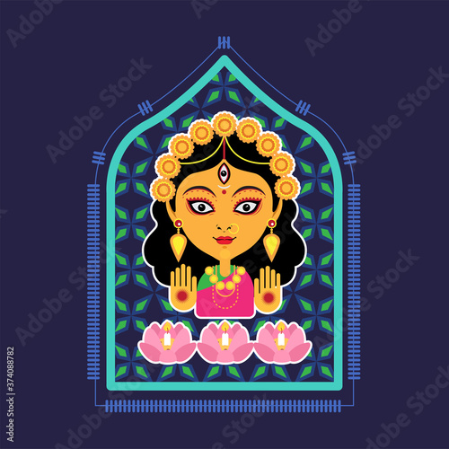 Durga hinduism goddess.