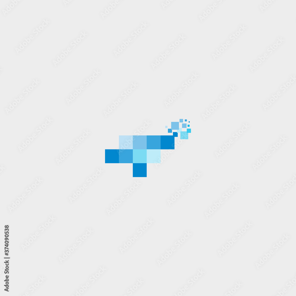 Abstract F letter line logo design template. blue gradient Creative Sign. Universal vector icon. Abstract F letter line logo design template. blue gradient Creative Sign. Universal vector icon.
