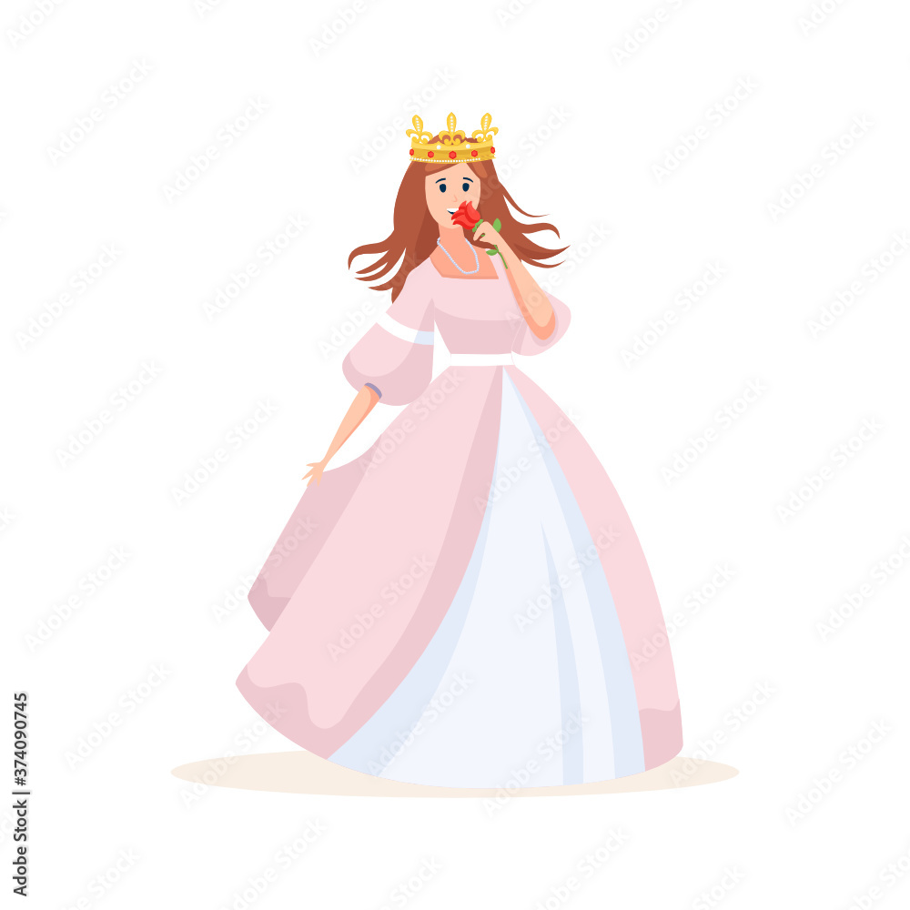 Princess illustration design, teenager royal family member
Princess illustration design, teenager royal family member