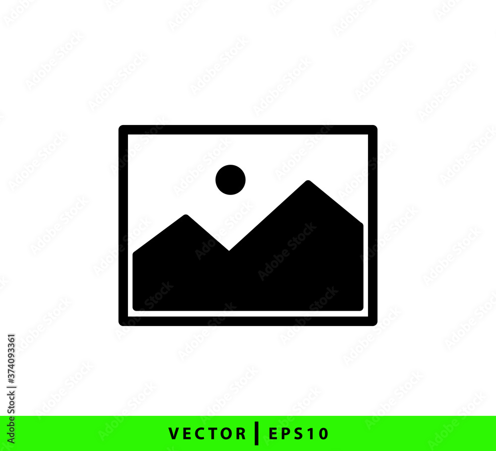 Picture icon vector logo design template Picture icon vector logo design template