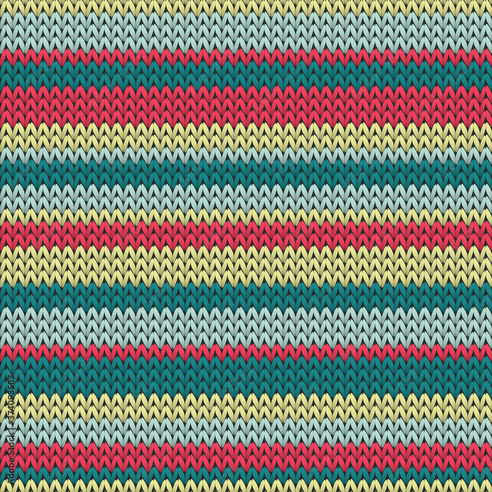 Fairisle horizontal stripes christmas knit Fairisle horizontal stripes christmas knit