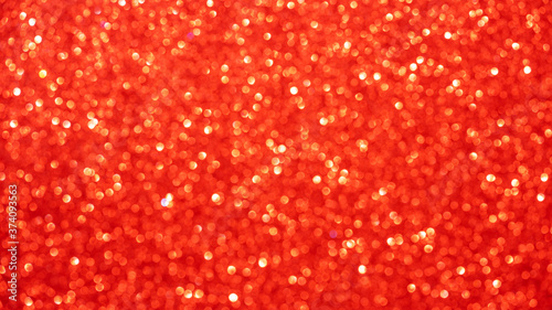 Banner Abstract glitter Christmas red background. Shiny gradient with banner copy space.